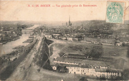 FRANCE - Rouen - Vue Générale De La Ville Prise De Bonsecours - Carte Postale Ancienne - Rouen
