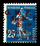 ** N°37c, 2 Pi Sur 25c Bleu: Double Surcharge. TTB  Qualité: **  Cote: 160 Euros - Unused Stamps