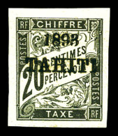 * N°21, 20c Noir, Belles Marges. TTB (signé Brun/certificat)  Qualité: *  Cote: 750 Euros - Unused Stamps