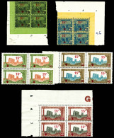 ** N°59/66, Série De 1918 En Blocs De Quatre, Fraîcheur Postale. TTB (certificat)  Qualité: **  Cote: 2740 Euros - Unused Stamps