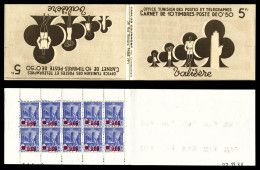 ** N°182, Série VALISERE-A (Valisère Main Blanche En 4ème De Couv), 50c Bleu Surchargé, Daté Du 27/11/36. SUP (certifica - Unused Stamps