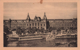 PAYS BAS - Amsterdam - Centraal Station - Carte Postale Ancienne - Amsterdam