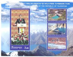 2011. Tajikistan, 20y Of Independence, S/s Perforated, Mint/** - Tadjikistan