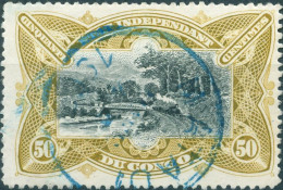 CONGO BELGA, BELGIAN CONGO, STATO LIBERO DEL CONGO, PAESAGGI, LANDSCAPE, 1900, 50 C.,USATI Mi:CD-FS 29, Scott:CD-FS 23, - Oblitérés