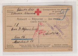 RUSSIA,   POW Postal Stationery To  Austria - Briefe U. Dokumente