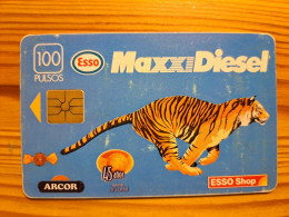 Phonecard Argentina - Tiger, Esso - Argentinië