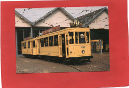 TRAMWAY---BRUXELLES-Ligne Touristique Woluwe-Tervuren--Motrice 1002 Et Remorque 102 --voir 2 Scans - Tramways