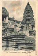 FRANCE - Paris - Exposition Coloniale 1931 - Temple D'Angkor Vat - Escalier Principal  - Carte Postale Ancienne - Expositions