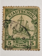 Chine - KIAUTSCHOU - Concession Allemande - N°2 - Année 1900 - 5p Vert - Usati