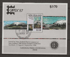 1987 USED New Zealand Mi Block 13-I Capex - Usados