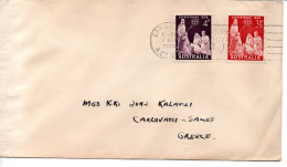 AUSTRALIA 1958 - Cover With Christmas Stamps Posted To Samos Greece - Brieven En Documenten