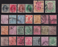 Indes Anglaise Lot De 27 Georges V 1911 1937 - 1854 East India Company Administration