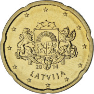 Lettonie, 20 Euro Cent, 2014, BU, SPL+, Or Nordique, KM:154 - Lettonia