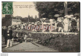 CPA Bateau Voilier Regates Du 9 Aout 1908 - Inauguraciones