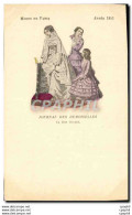 CPA Mode Coiffe Femme Journal Des Demoiselles Rue Drouot Annee 1851 - Mode