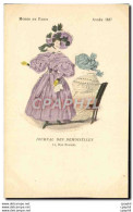 CPA Mode Coiffe Femme Journal Des Demoiselles Rue Drouot Annee 1837 - Mode