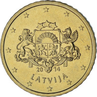 Lettonie, 50 Euro Cent, 2014, BU, SPL+, Or Nordique, KM:155 - Latvia