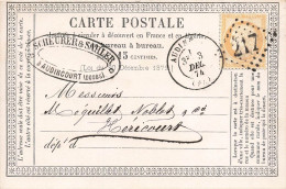 CARTE PRECURSEUR N° 10. FLEURONNÉ. AUDINCOURT DOUBS. T16 GC 217 - Tarjetas Precursoras