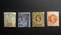 Great Britain - UK  Queen Victoria - 1881 - Reine Victoria - Yv. 91 - 94 - 95 - 96 -   - Cancellated ( ) - Used Stamps