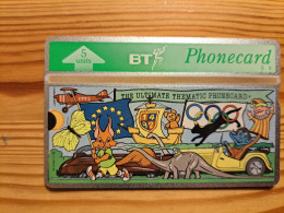 Phonecard United Kingdom 246A - Ultimate Thematic Phonecard, Olympic Games, Dinosaur, Car, Train, Cat 4.500 Ex - [ 8] Companies Issues