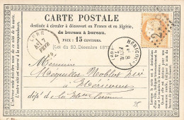 CARTE PRECURSEUR N° 10. FLEURONNÉ. LURE. HAUTE SAONE. T16. GC 2128 - Tarjetas Precursoras