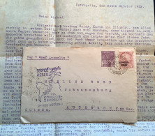 CONDOR-ZEPPELIN1932 Flight„Pedro Elmer Petropolis“cover>Müller-Heer, Altendorf SZ Schweiz (Brazil Luftpost Brief Schweiz - Airmail