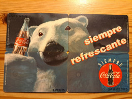 Phonecard Set Peru - Coca Cola, Puzzle, Polar Bear - Perù