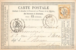 CARTE PRECURSEUR N° 10. CAEN. SEINE INFERIEURE. T17. GC 691 - Vorläufer