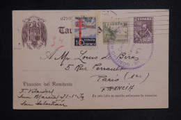 ESPAGNE - Entier Postal + Complément De San Sebastian Pour La France En 1938 Avec Cachet De Censure - L 149828 - 1931-....