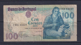 PORTUGAL  - 1981 100 Escudos Circulated Banknote - Portogallo