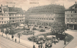 FRANCE -  Strassburg - Gutenbergplatz - Animé  - Carte Postale Ancienne - Strasbourg
