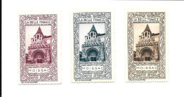 EF57 - VIGNETTES LA BELLE FRANCE - IMPRIMERIE VAUGIRARD - MOISSAC - Tourism (Labels)