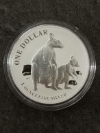 1 DOLLAR ARGENT 2011 KANGAROO KANGOUROU AUSTRALIE / 1 ONCE FINE SILVER / AUSTRALIA - Colecciones