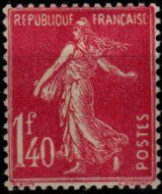 FRANCE - YT N° 196 "SEMEUSE FOND PLEIN" Neuf LUXE**. Bas Prix. A Saisir. - 1906-38 Säerin, Untergrund Glatt