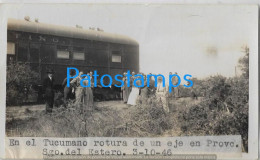 223343 ARGENTINA SANTIAGO DEL ESTERO TRAIN TREN TUCUMANO ROTURA DEL EJE AÑO 1946 PHOTO NO POSTAL POSTCARD - Argentine