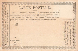 CARTE PRECURSEUR N° 26. NON UTILISEE - Vorläufer