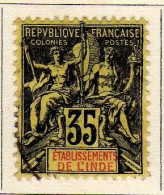 Inde -(1900-1907) -  35  C.  Type Groupe -  Oblitere - Oblitérés