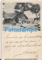 223352 ARGENTINA COSTUMES GAUCHO & PEASANT RANCHO Y FAMILIA POSTAL POSTCARD - Argentine