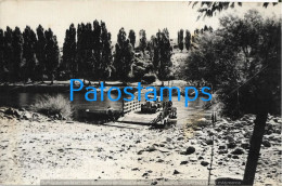 223360 ARGENTINA PATAGONIA JUNIN DE LOS ANDES VISTA PARCIAL & BALSA PHOTO NO POSTAL POSTCARD - Argentine