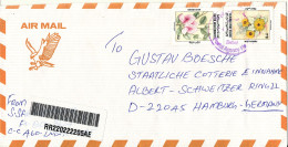 UAE Dubai Registered Air Mail Cover Sent To Germany 24-2-1999 - Dubai