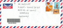 UAE Abu Dhabi Registered Air Mail Cover Sent To Germany 23-11-2001 - Abu Dhabi