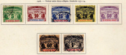 Haut-Senegal Et Niger - 1906 - Serie Timbres-Taxe -  Obliteres - 2  Ex. Neuf*- - Ungebraucht