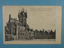 Stadhuis En Markt Te Sluis In 1739 - Sluis