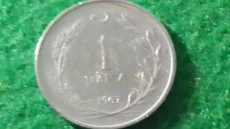 TÜRKİYE - 1967   -  1  LİRA - Turquie