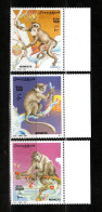 SOMALIA, 2002 - SERIE, SET - SCIMMIE - MONKEYS - BDF, MNH** - Somalie (1960-...)