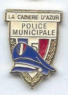 @@ Casquette Police Municipale La Cadière D' Azur Var PACA @@pol114 - Police