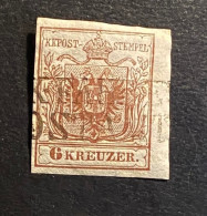 Österreich 1850 Wappen Mi. 4 X Typ III Gestempelt/o K.K. FAHRENDES POSTAMT - Gebraucht