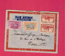 Lettre Pour La France - YT N° 55, 83 Et 116 En Paire - Covers & Documents