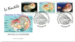 FDC Le Nautile Yvert 840 à 842 - R 6590 - FDC