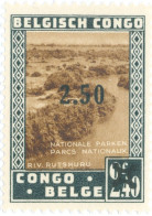 CONGO BELGA, BELGIAN CONGO, PARCHI NAZIONALI, 1941, FRANCOBOLLI NUOVI (MNH**) Scott:BE-CD 186, Yt:BE-CD 227 - Nuovi